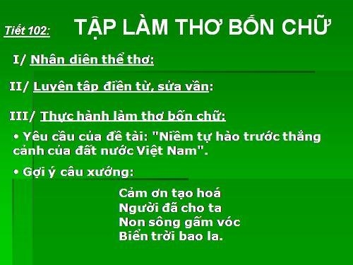 Em tập làm thơ